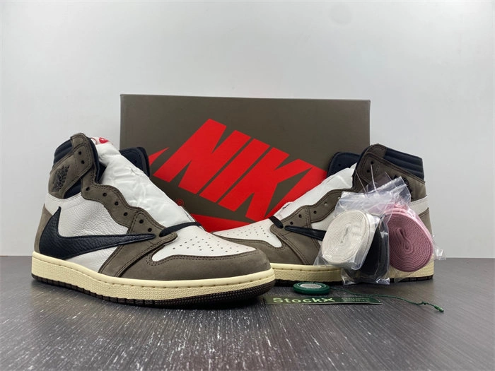 Jordan 1 Retro High Travis Scott Mocha CD4487- Practical 3582