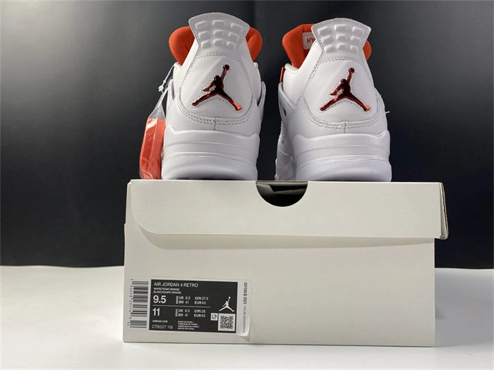 Jordan 4 Retro Metallic Orange CT8527- Premium 3967