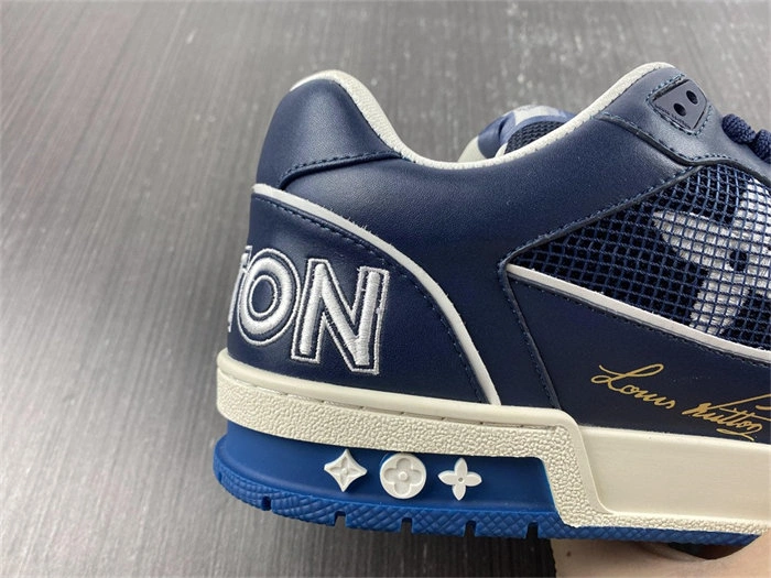 Luis Vitton Trainer Navy Mesh 1A9DEG EasyCare 2155
