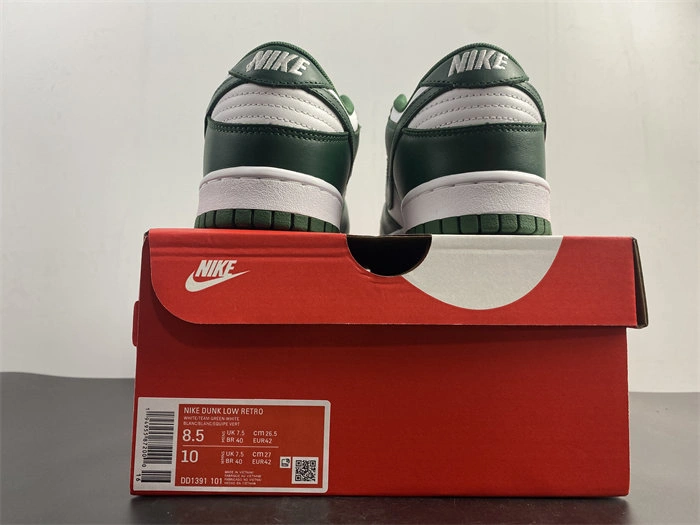 Unique Nike Dunk Low Michigan State DD1391- 4859