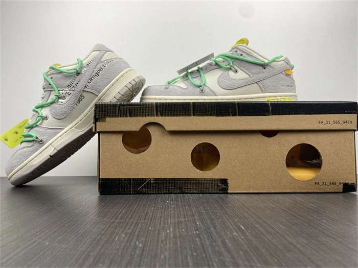 Durable Nike Dunk Low Off-White Lot 36 DJ0950- 5054