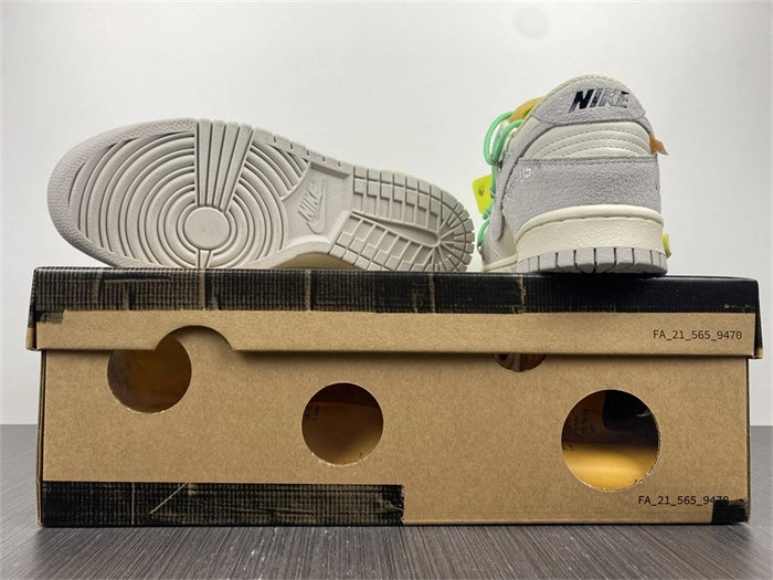 Durable Nike Dunk Low Off-White Lot 36 DJ0950- 5054
