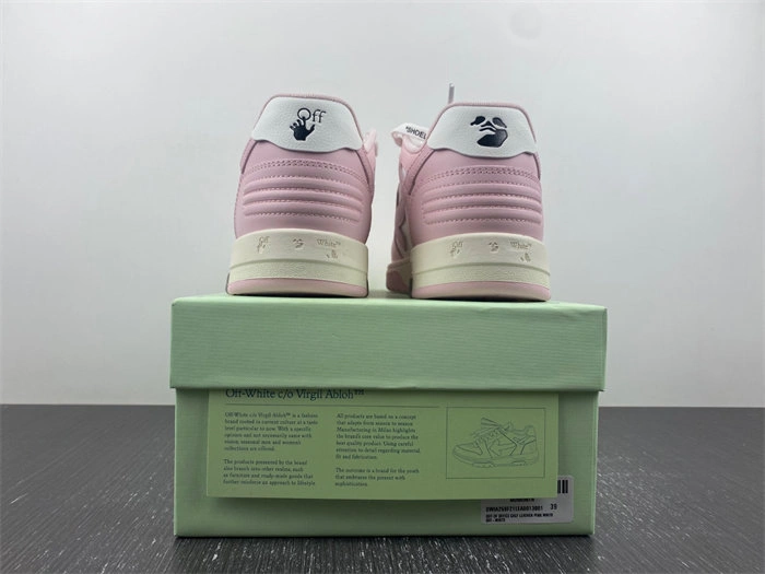 Durable OFF-WHITE OOO Low Out Of Office White Pink OWIA259R21LEA 3116